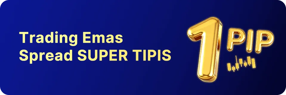 QuickPro - Trading Emas Spread Super Tipis mulai 1 pip